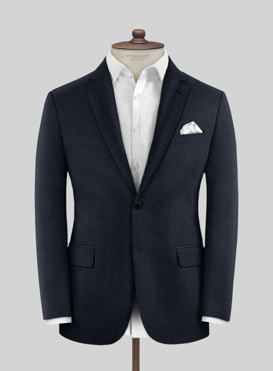 Reda Cashmere Blue Checks Wool Suit - Image 3
