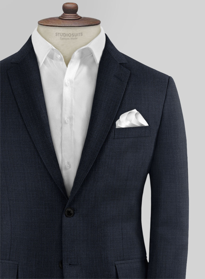 Reda Cashmere Blue Checks Wool Suit - Image 4