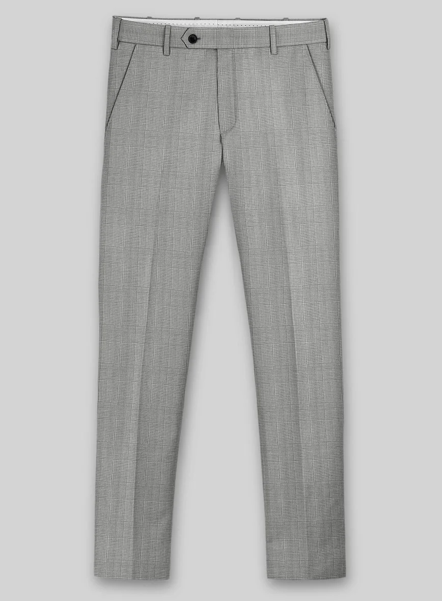 Reda Cashmere BW Prince Of Wales Wool Pants - Image 2