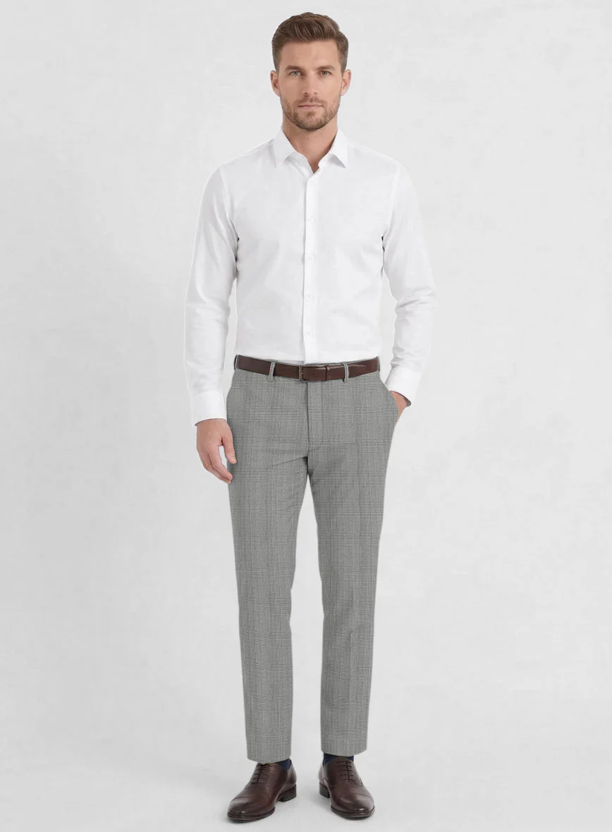 Reda Cashmere BW Prince Of Wales Wool Suit - Image 7