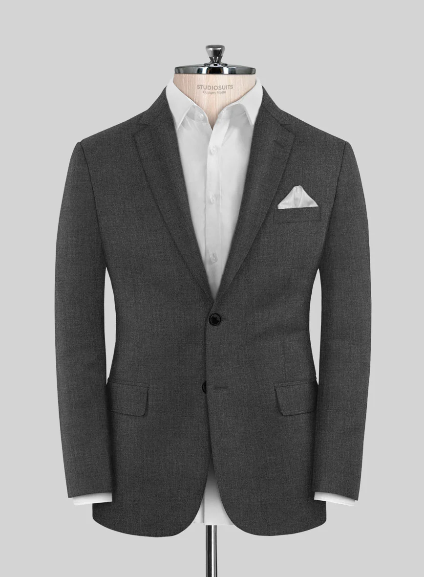 Reda Cashmere Mid Gray Wool Suit - Image 2