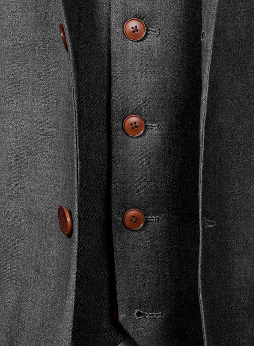 Reda Cashmere Mid Gray Wool Suit II - Image 6