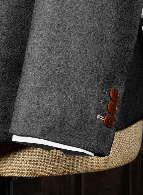 Reda Cashmere Mid Gray Wool Suit II - Image 7