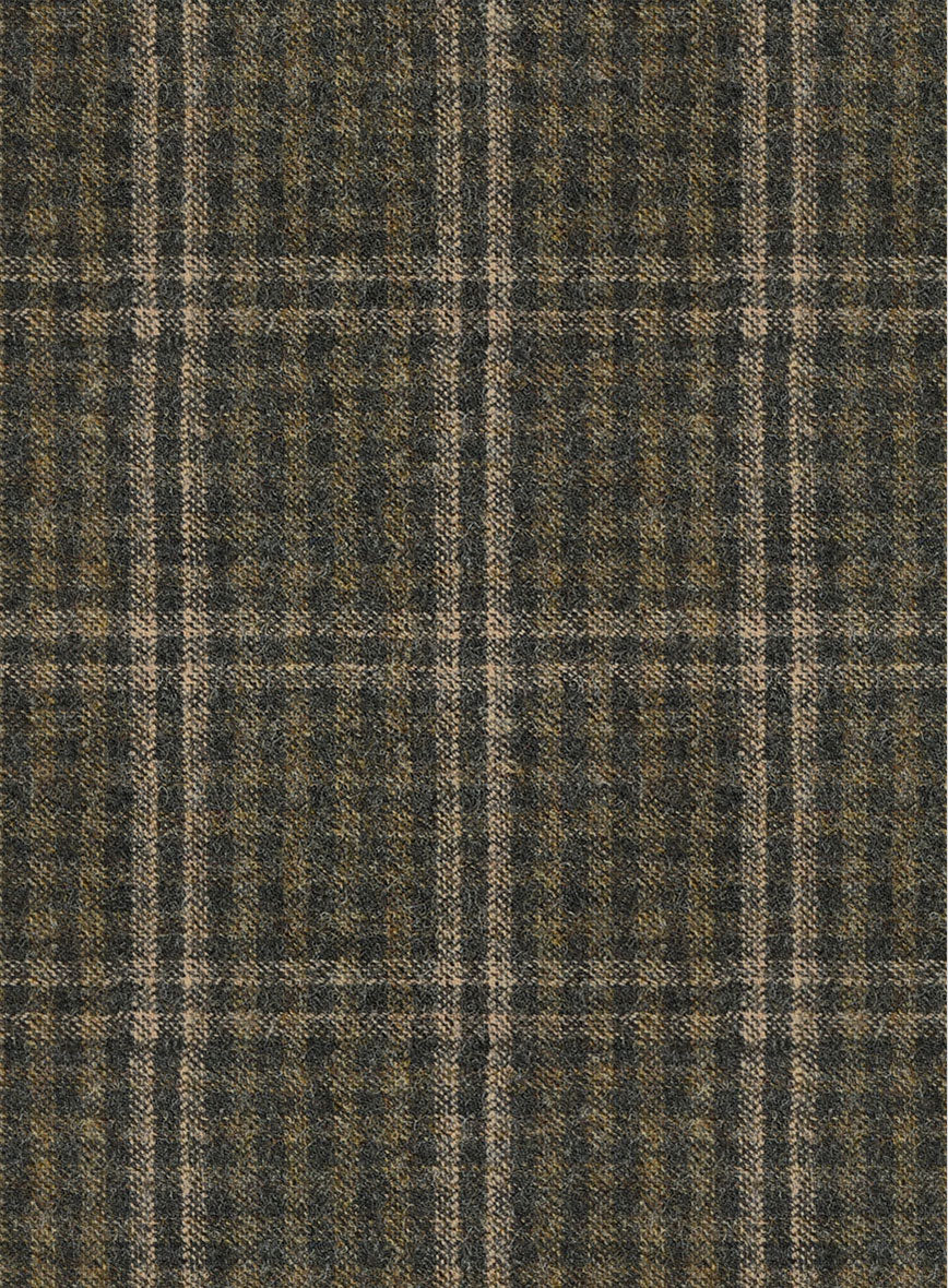 Reda Cebri Green Checks Wool Jacket - Image 3