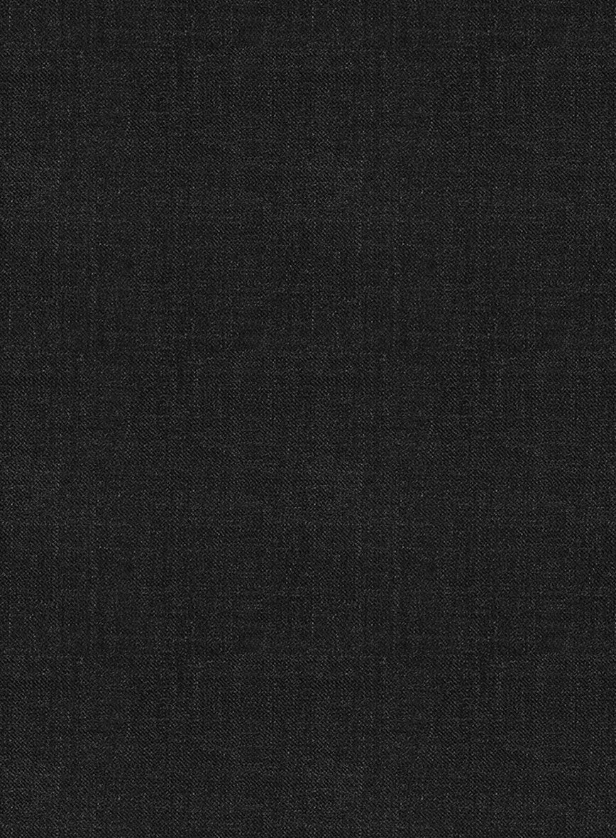 Reda Classic Charcoal Wool Pants - Image 2