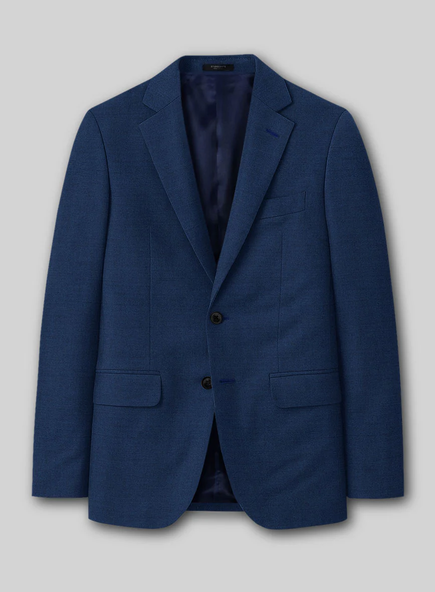 Reda Cobalt Blue Wool Suit - Image 4