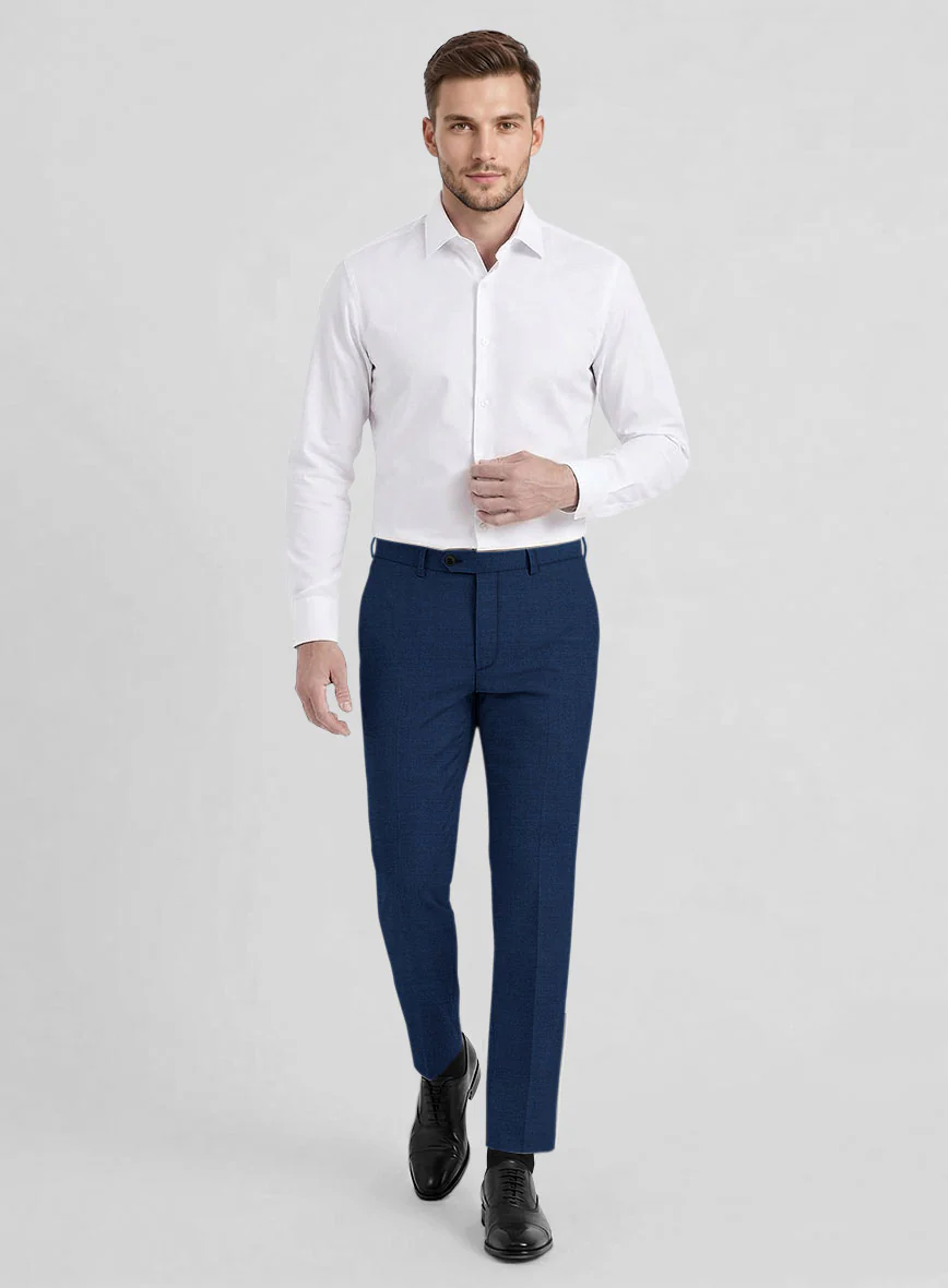 Reda Cobalt Blue Wool Suit - Image 7