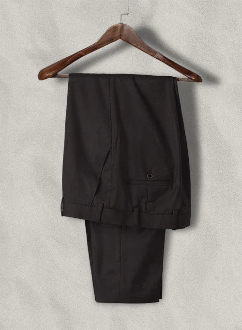 Reda Dark Raisin Wool Pants - Image 3