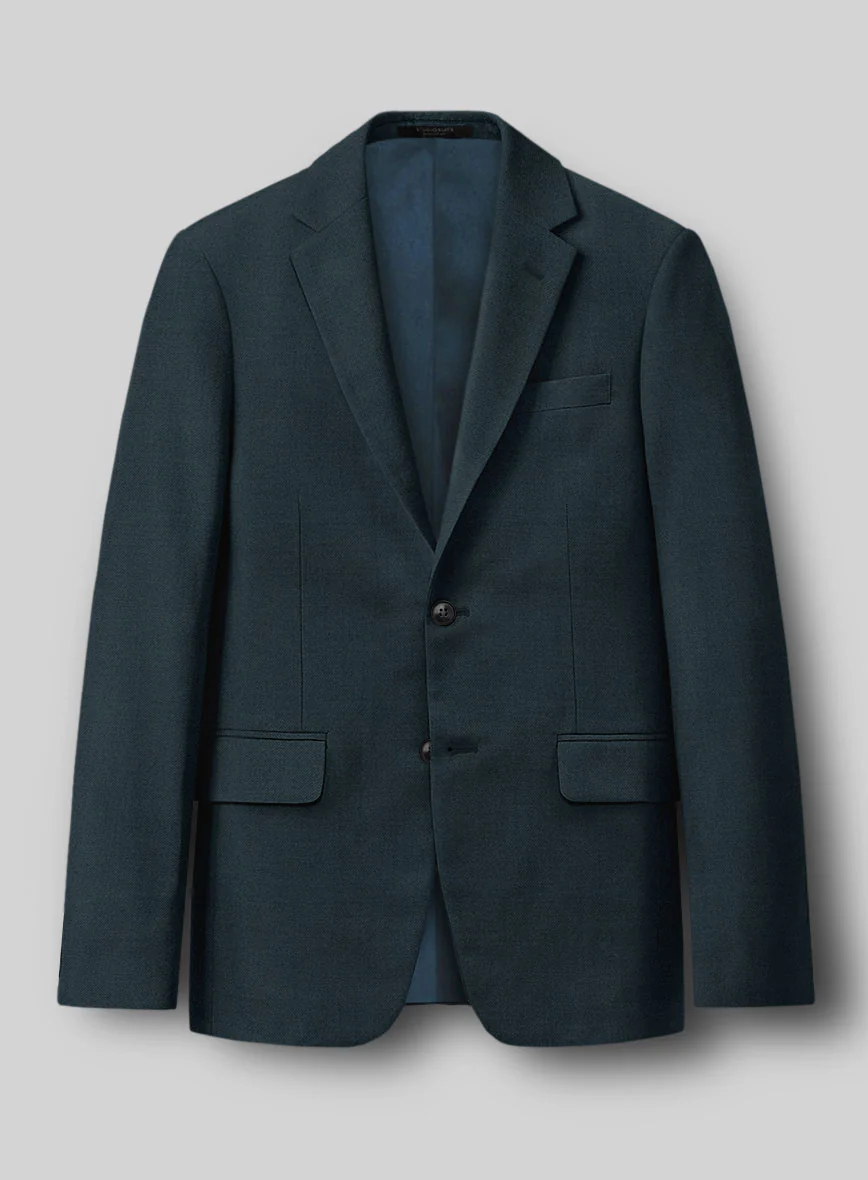Reda Dark Teal Blue Wool Suit - Image 3