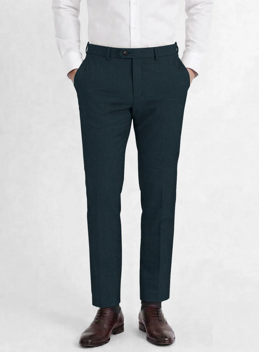 Reda Dark Teal Blue Wool Suit - Image 6