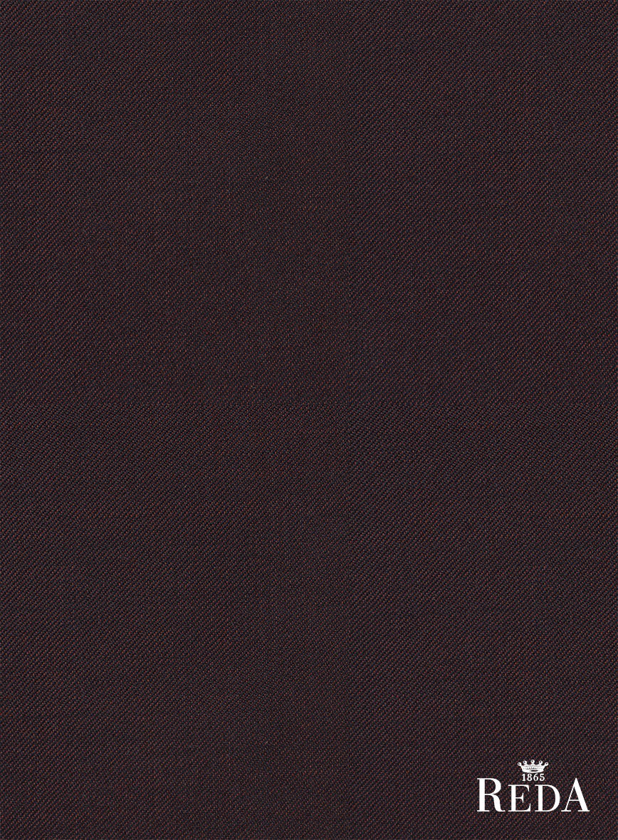 Reda Dark Wine Wool Pants - Image 4