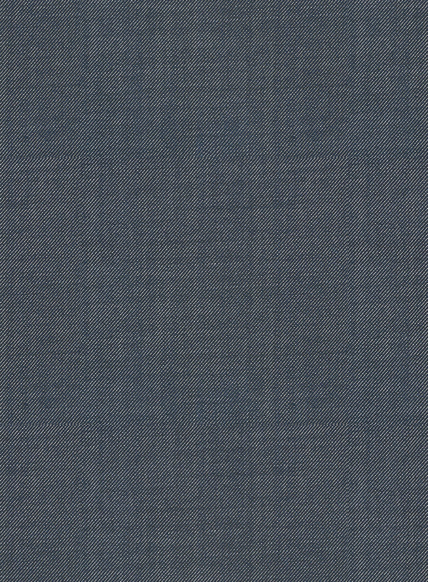 Reda Denim Blue Wool Jacket - Image 2