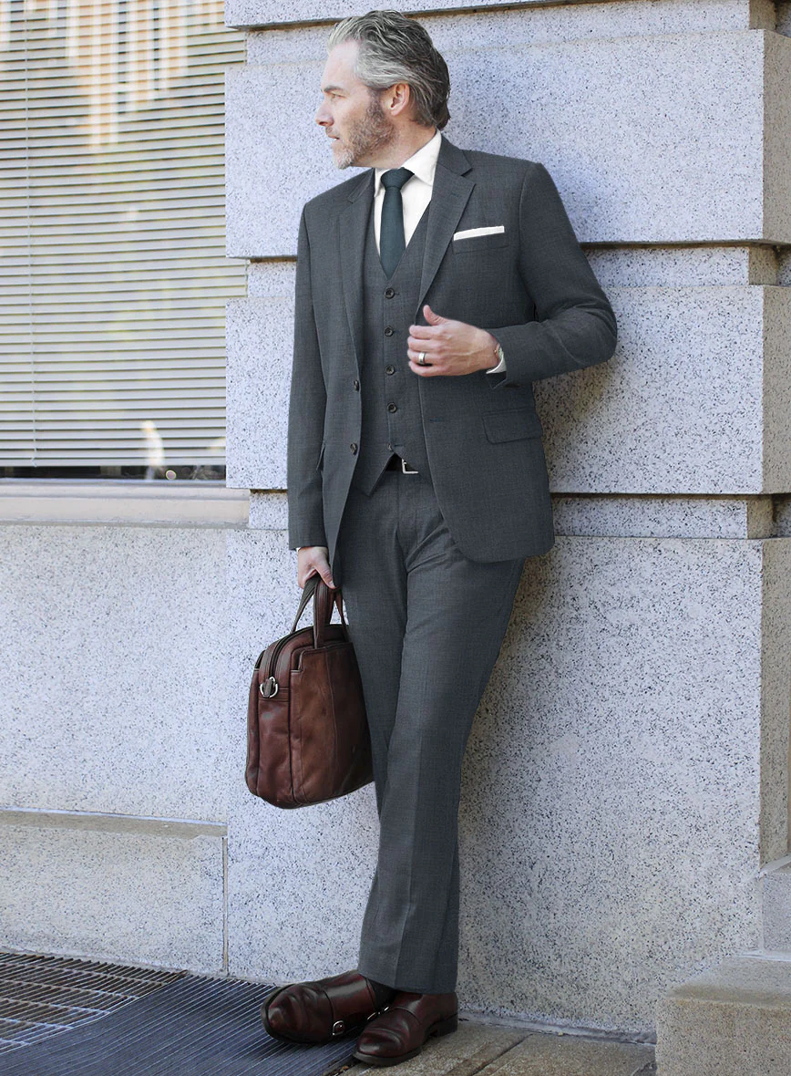 Reda Denim Blue Wool Suit - Image 2