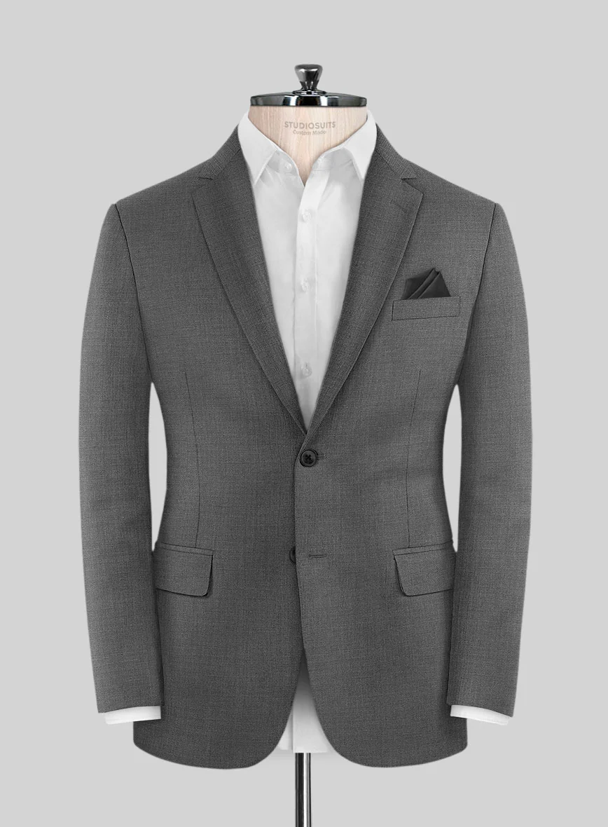 Reda Denim Gray Wool Suit - Image 3