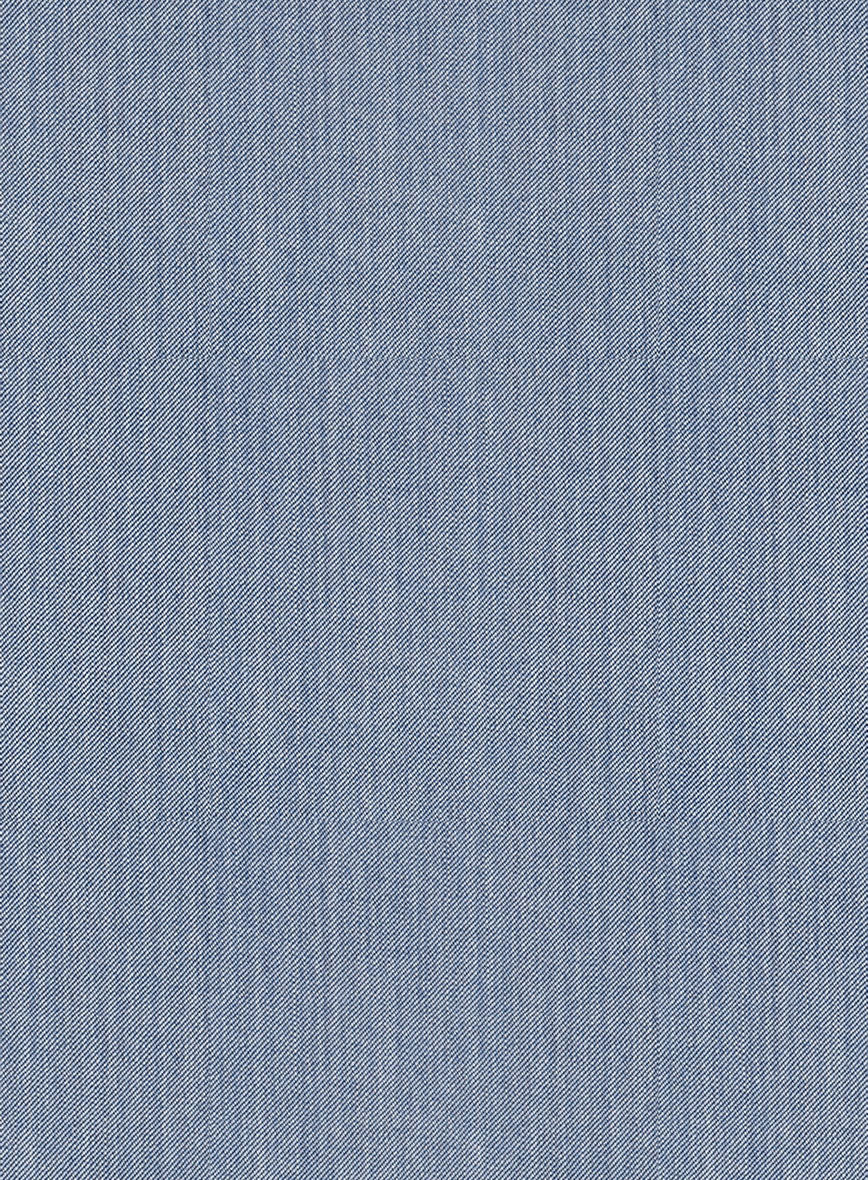 Reda Denim Light Blue Wool Pants - Image 4
