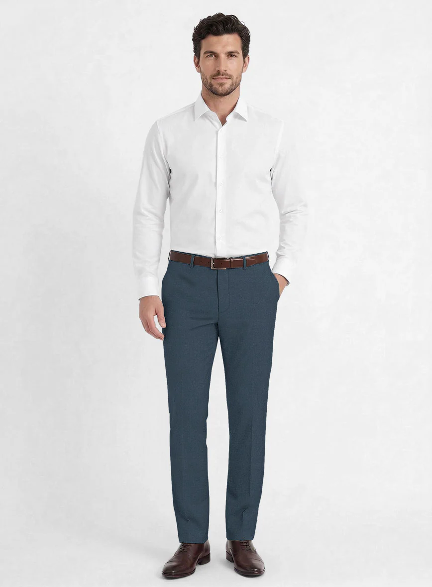 Reda Ebony Blue Wool Suit - Image 5