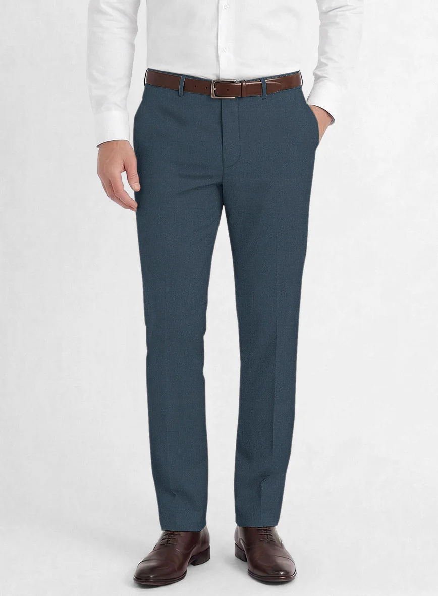 Reda Ebony Blue Wool Suit - Image 6