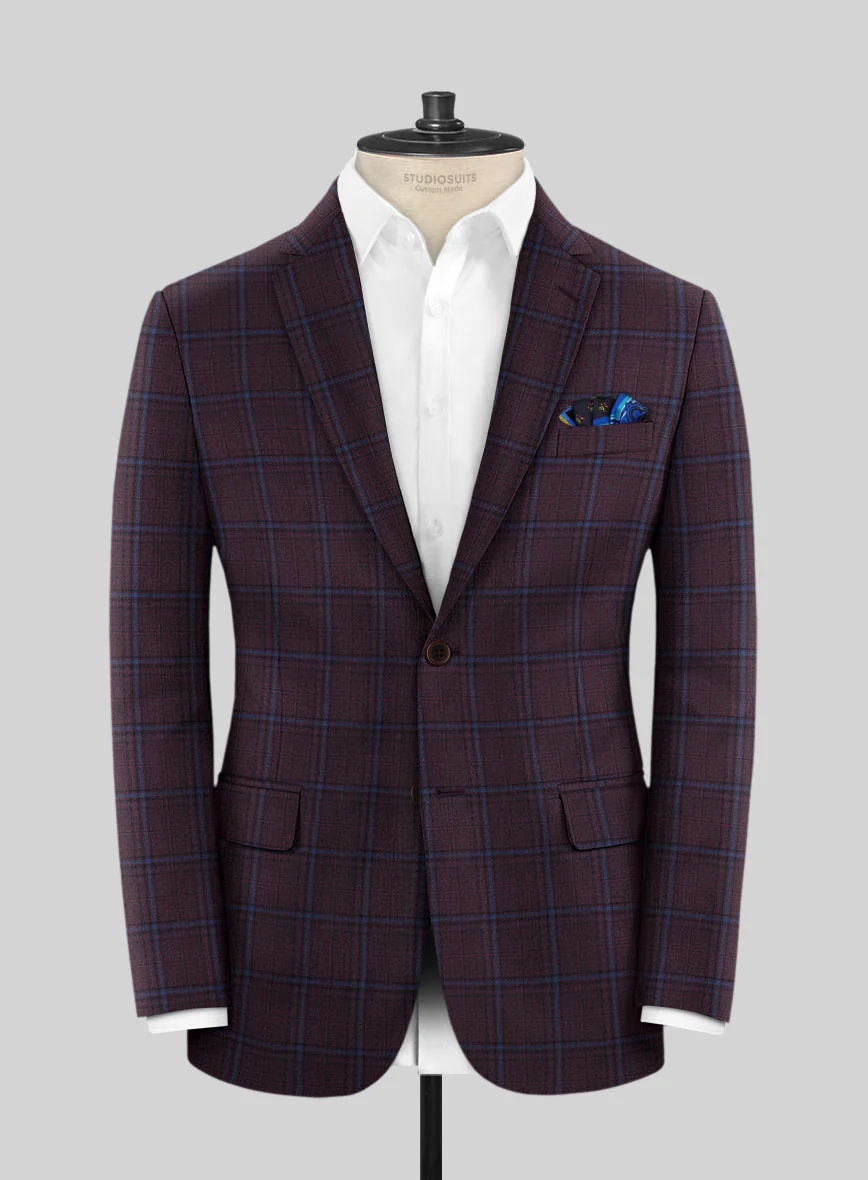 Reda Elupi Checks Wool Suit - Image 3