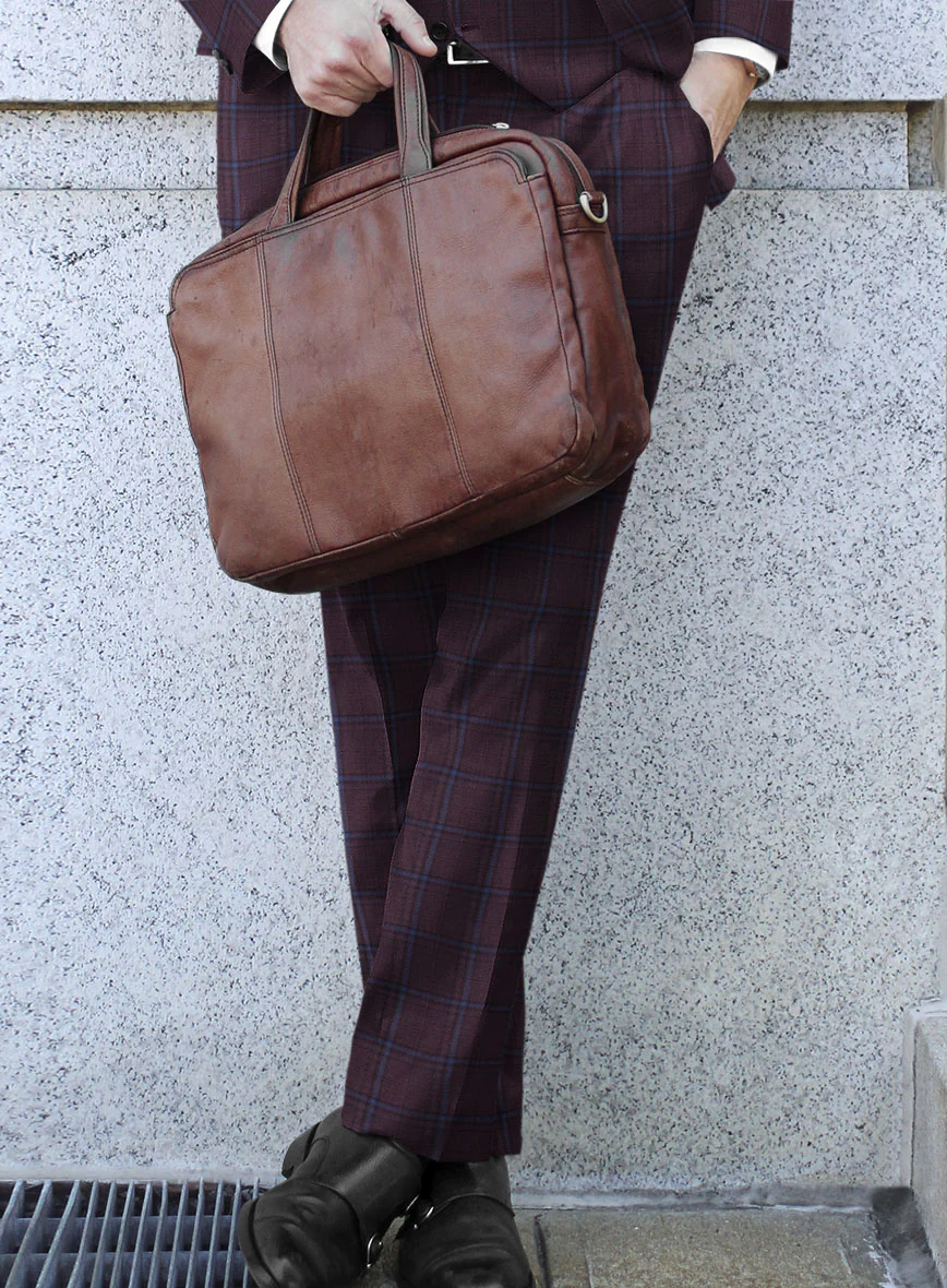 Reda Elupi Checks Wool Suit - Image 5