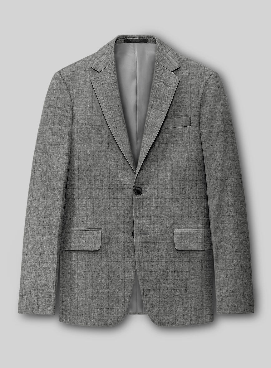 Reda Erlon Gray Checks Wool Suit - Image 3