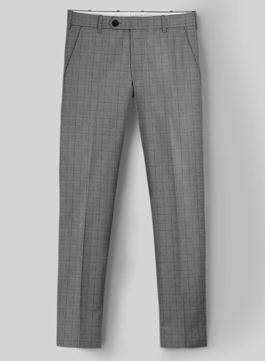 Reda Erlon Gray Checks Wool Suit - Image 5