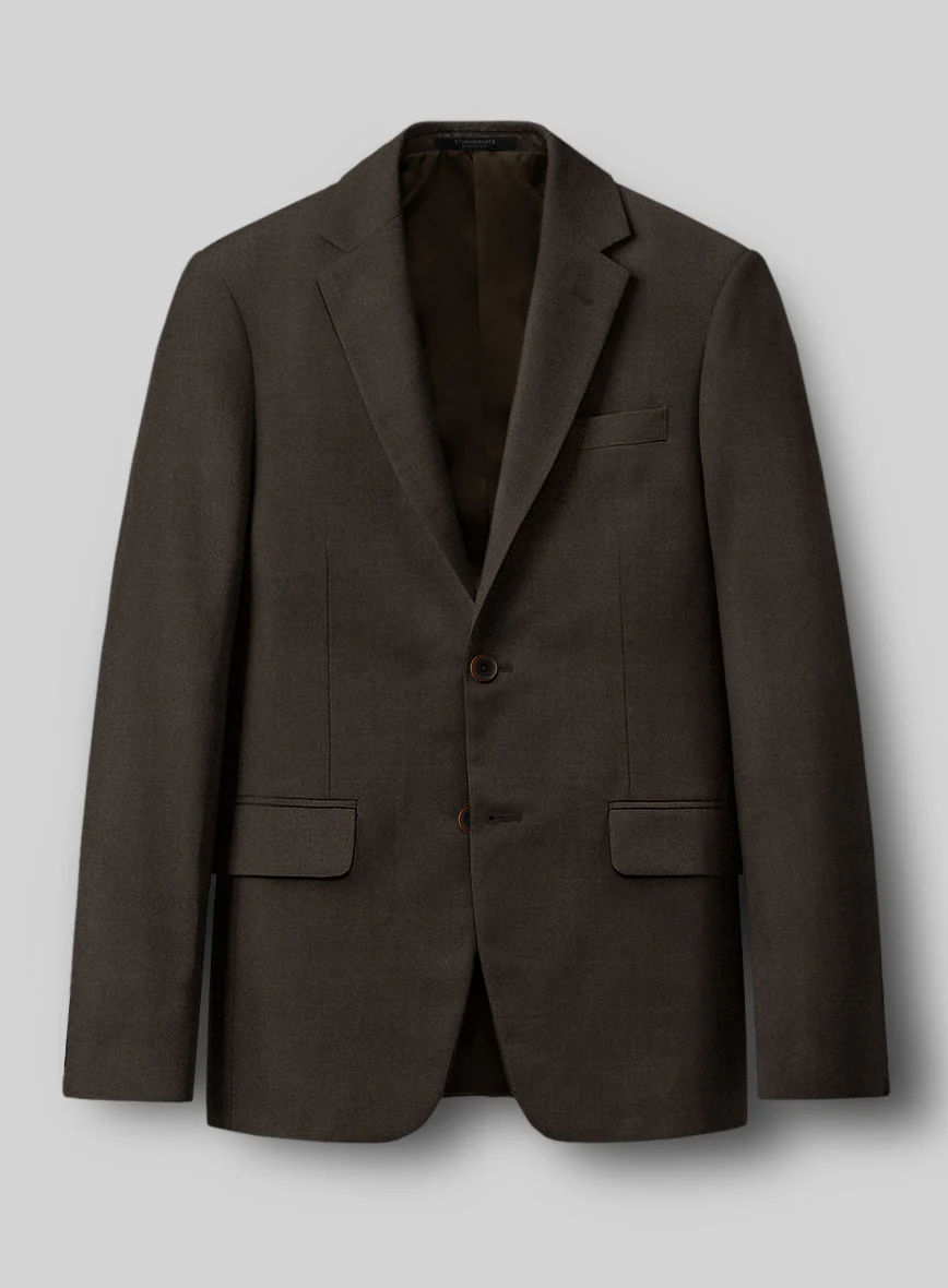 Reda Espresso Brown Wool Suit - Image 3