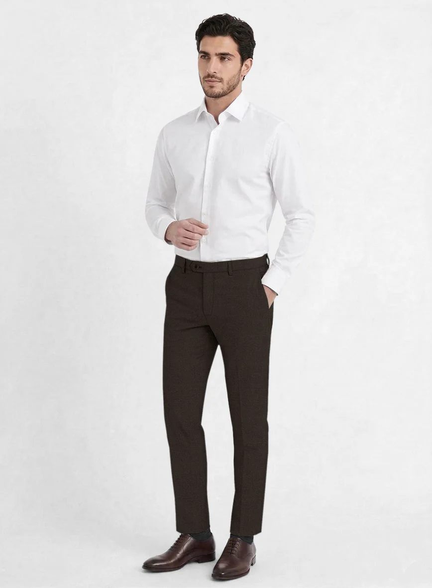 Reda Espresso Brown Wool Suit - Image 7