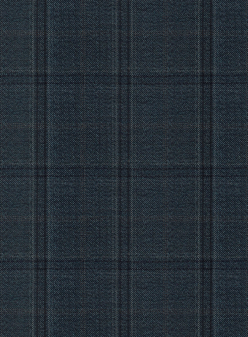 Reda Firefly Blue Checks Wool Jacket - Image 2