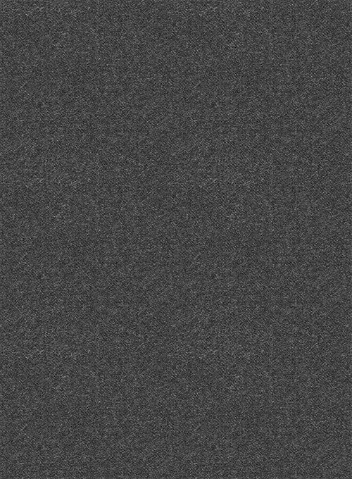 Reda Flannel Charcoal Wool Pants - Image 3