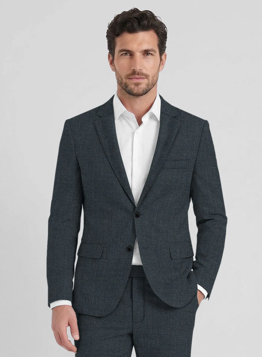 Reda Flexo Bond Blue Wool Jacket - Image 2