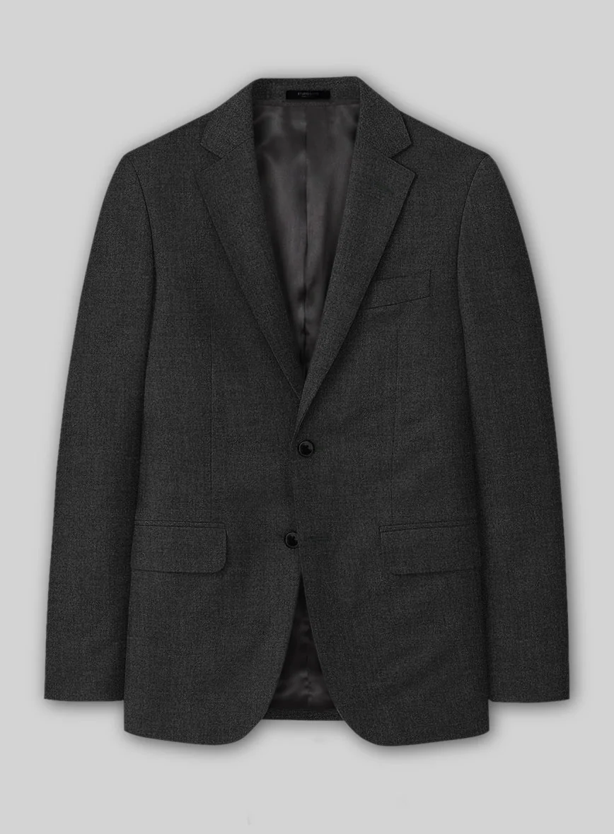 Reda Flexo Charcoal Wool Suit - Image 3