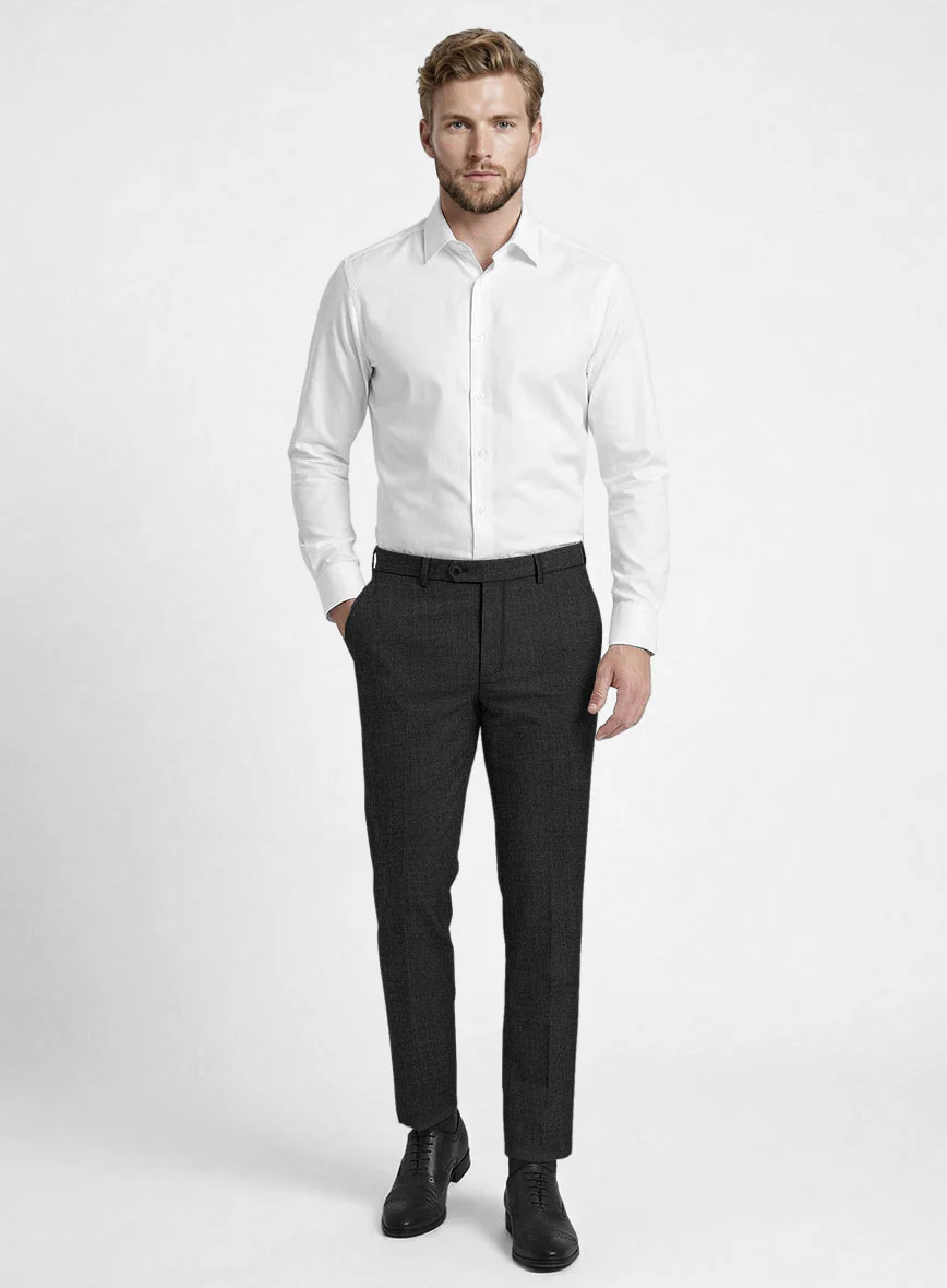 Reda Flexo Charcoal Wool Suit - Image 7