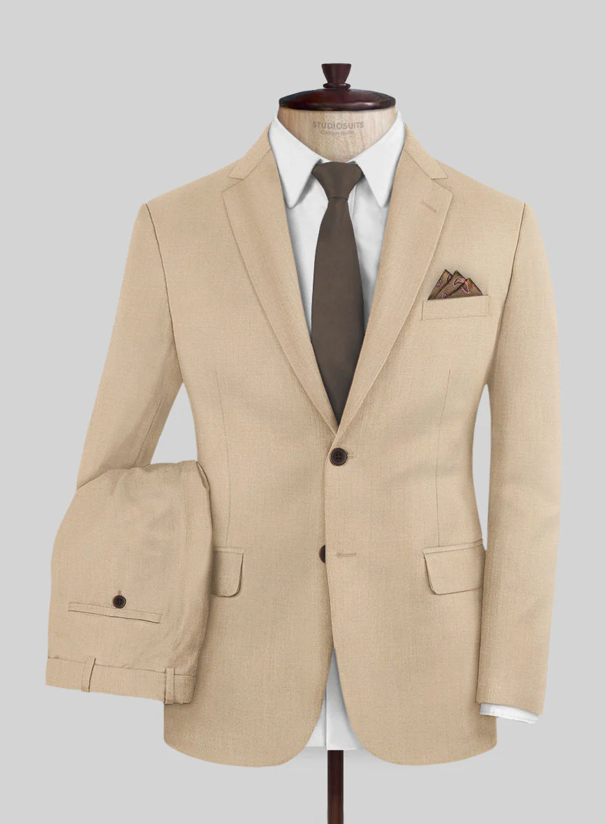 Reda Flexo Dark Beige Suit - Image 2