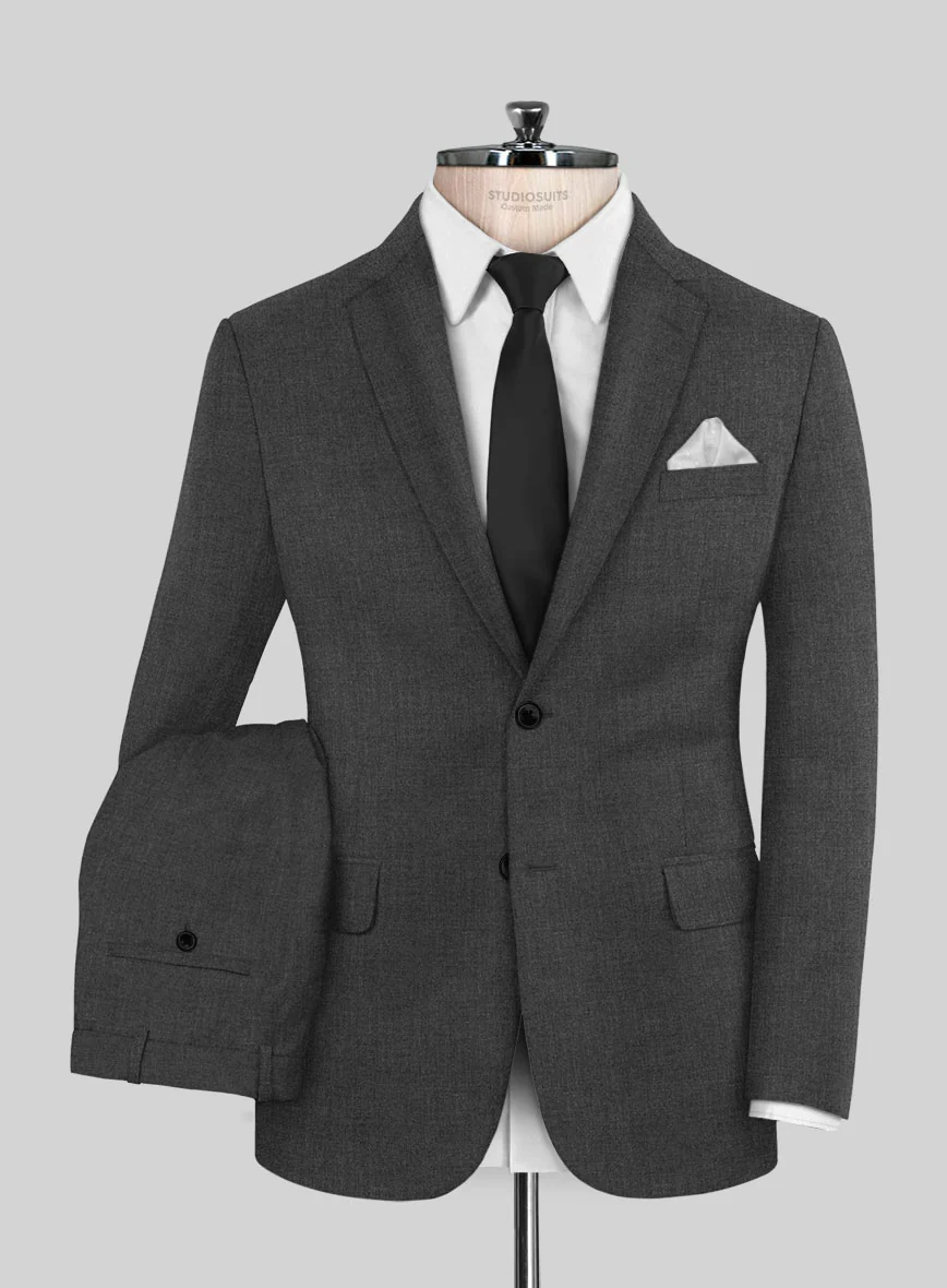 Reda Flexo Dark Gray Wool Suit - Image 2