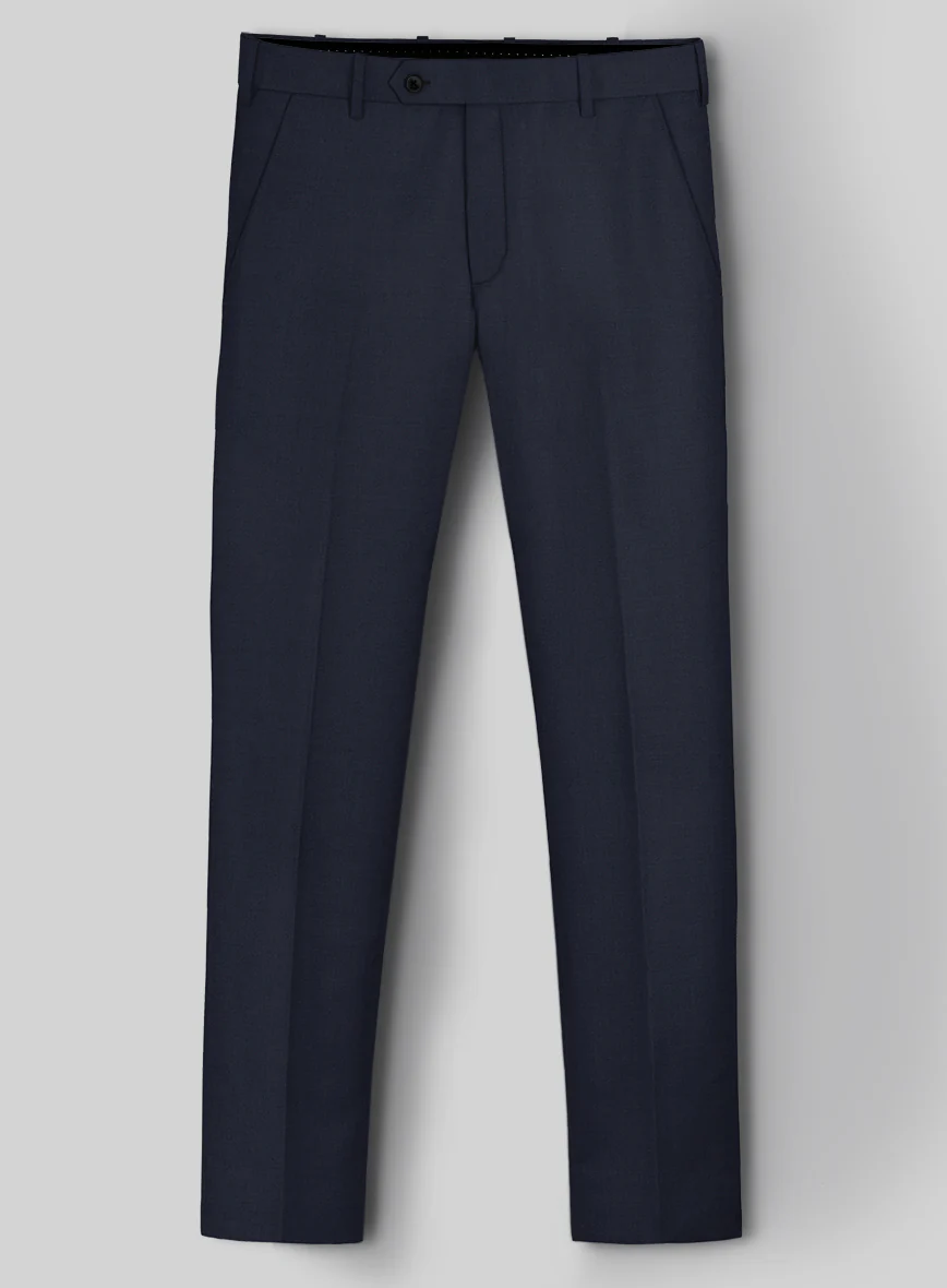 Reda Flexo Dark Midnight Blue Wool Suit - Image 5