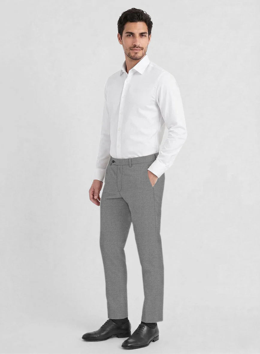 Reda Flexo Gray Wool Pants - Image 3