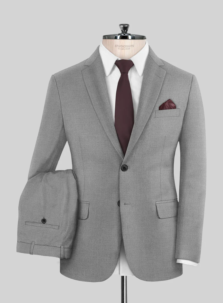 Reda Flexo Gray Wool Suit - Image 2