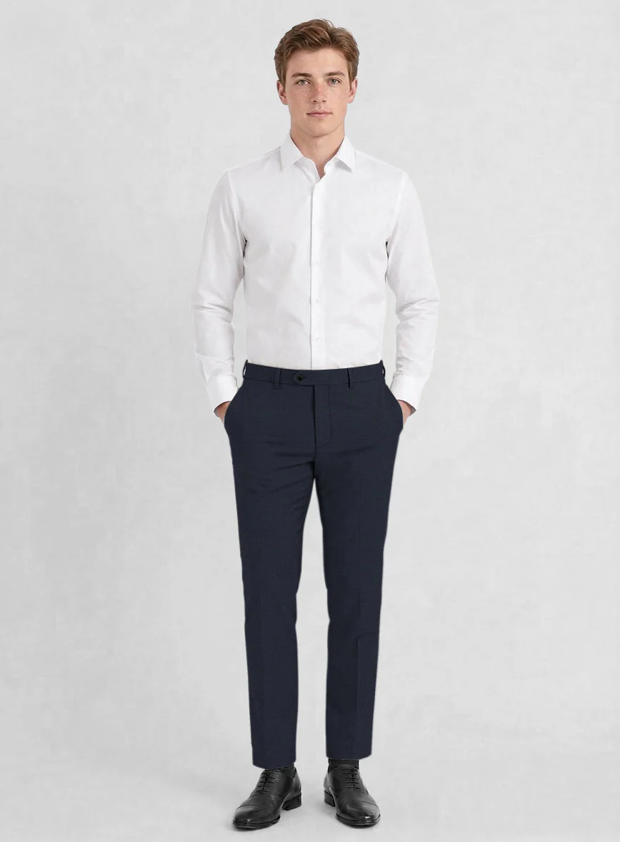 Reda Flexo Navy Blue Wool Suit - Image 7