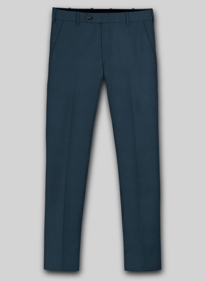 Reda Flexo Teal Blue Wool Suit - Image 7