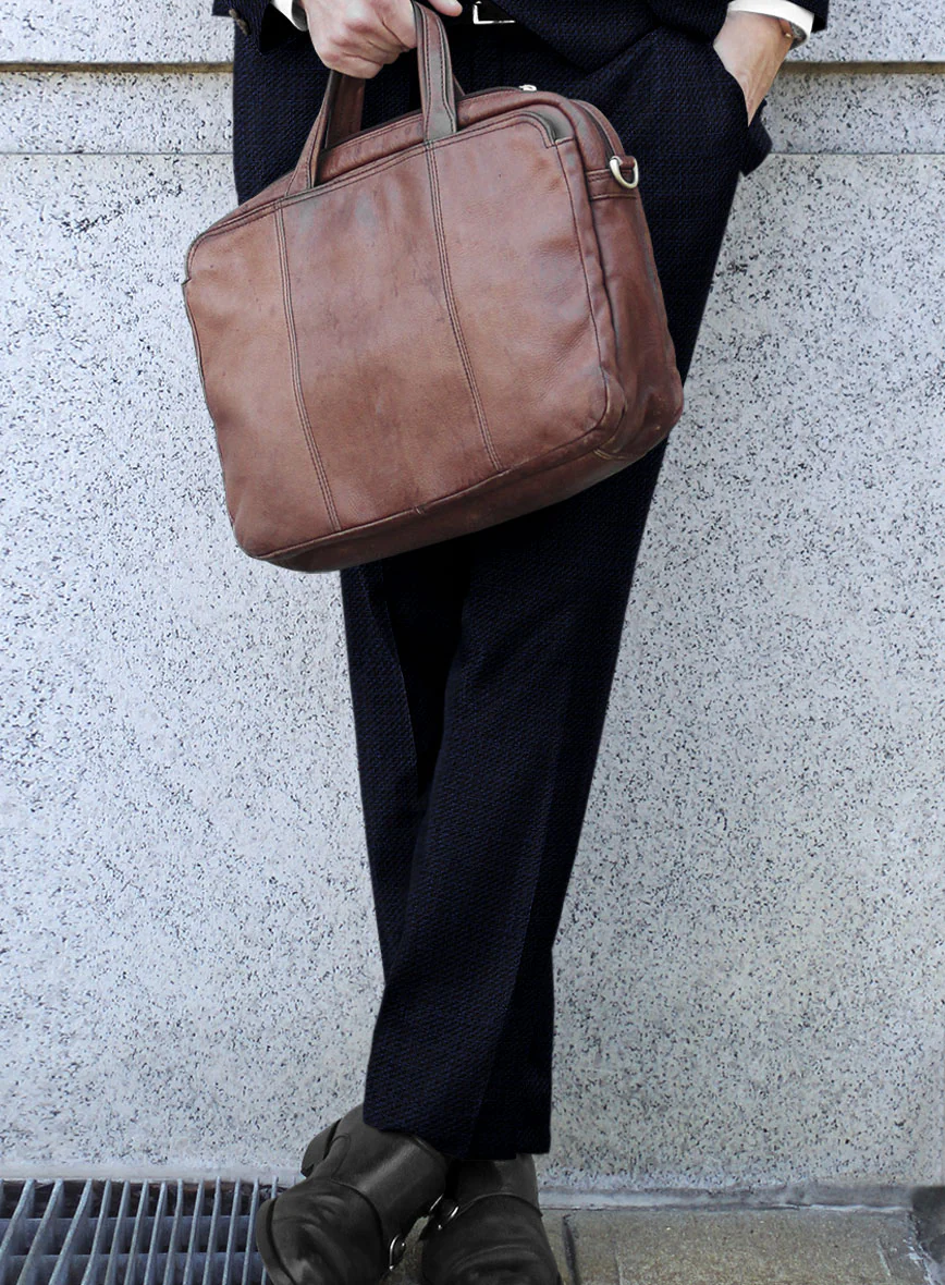 Reda Floura Blue Wool Pants - Image 2