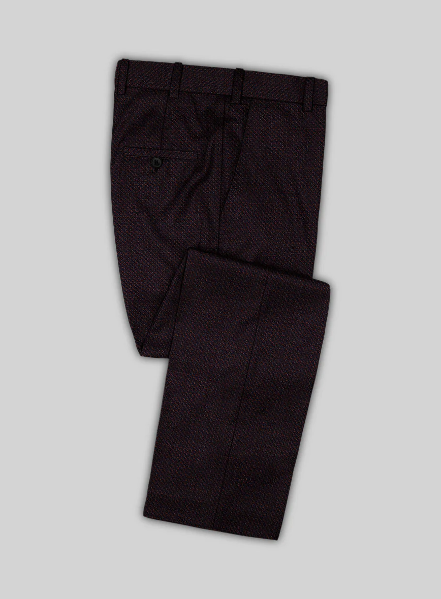 Reda Floura Maroon Wool Suit - Image 5