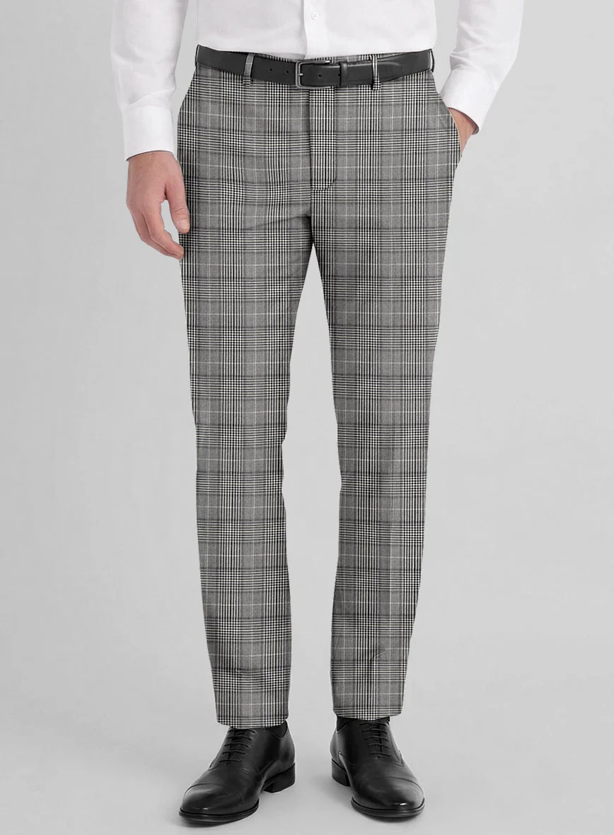 Reda Galie Gray Checks Wool Suit - Image 5