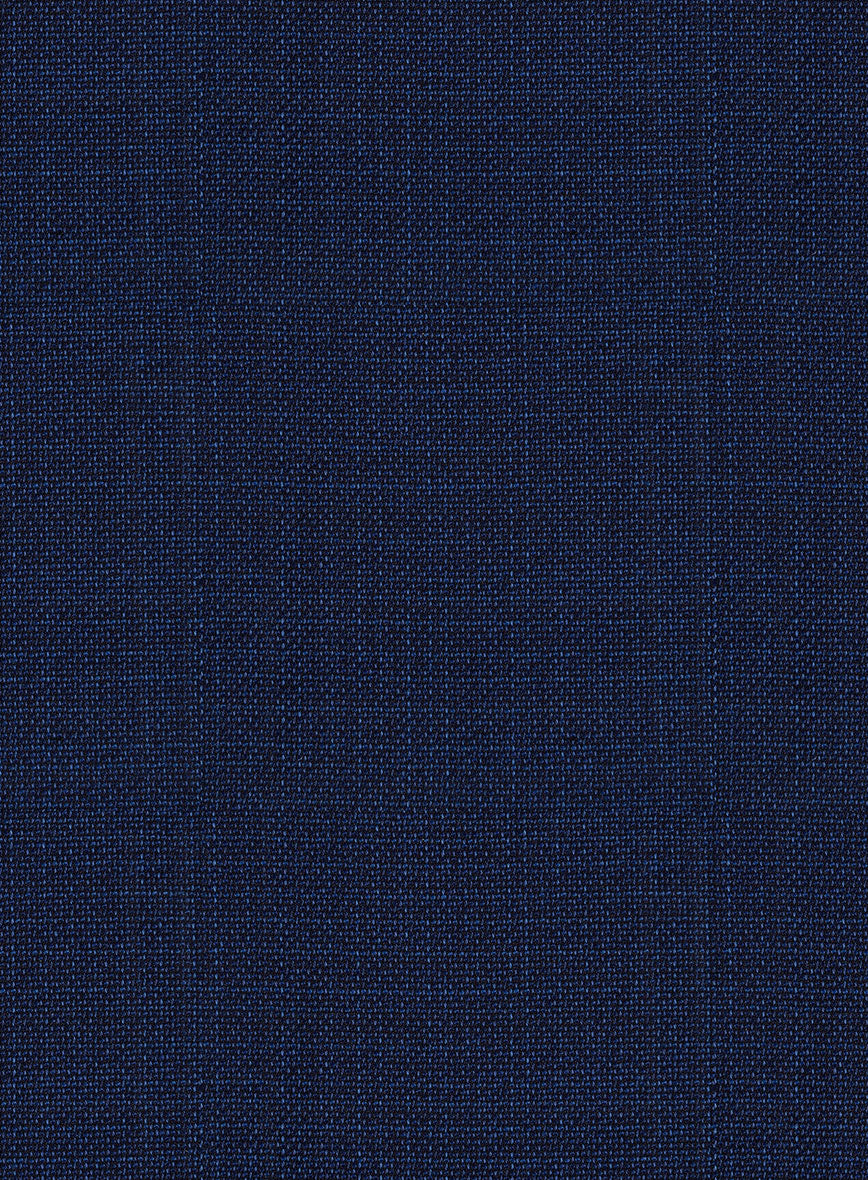 Reda Hopsack Blue Wool Jacket - Image 3