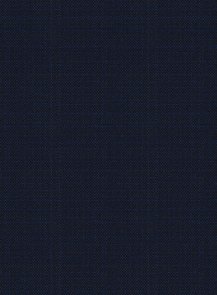 Reda Hopsack Dark Blue Wool Jacket - Image 3