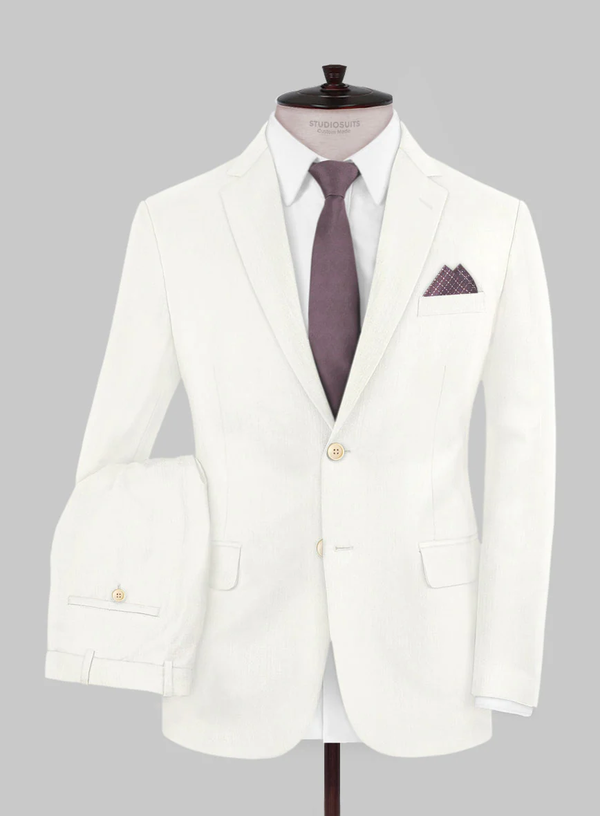 Reda Ivory Pure Wool Suit - Image 2