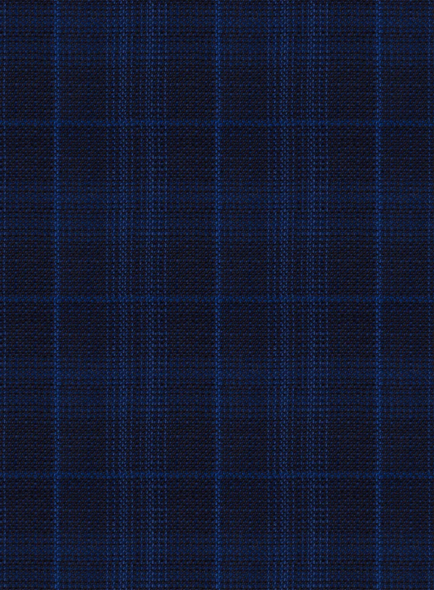 Reda Jagur Blue Checks Wool Suit - Image 7