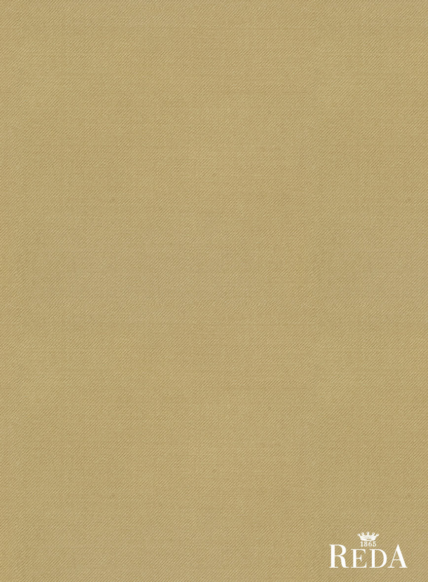 Reda Khaki Pure Wool Jacket - Image 3