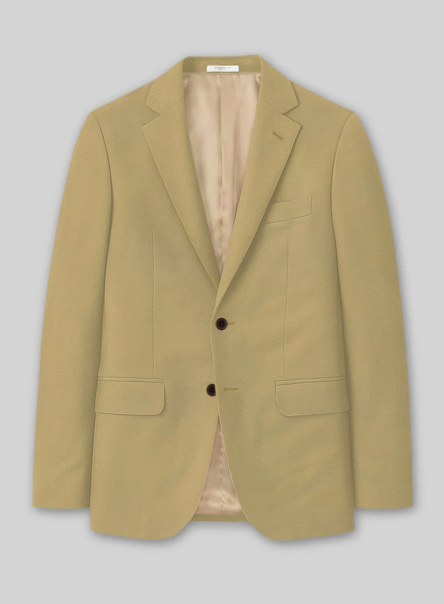 Reda Khaki Pure Wool Suit - Image 3