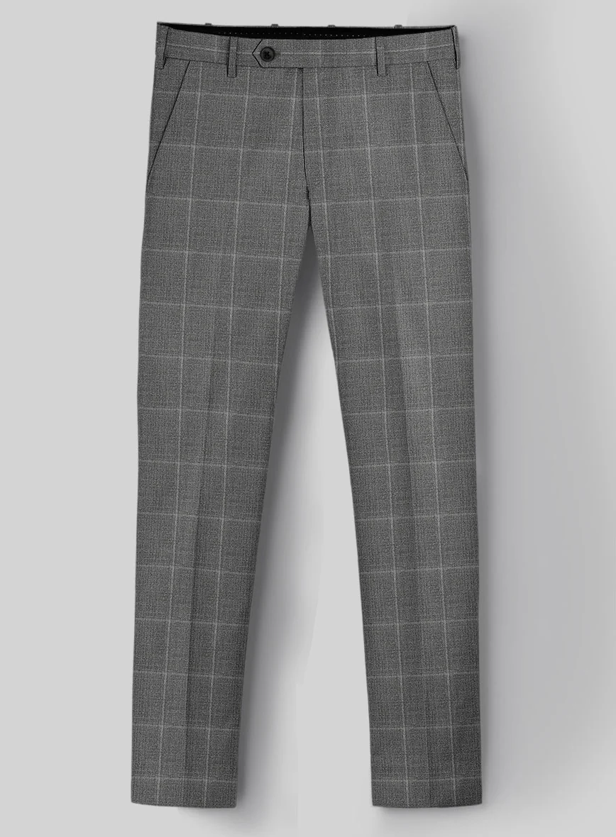 Reda Lindale Gray Checks Wool Suit - Image 5