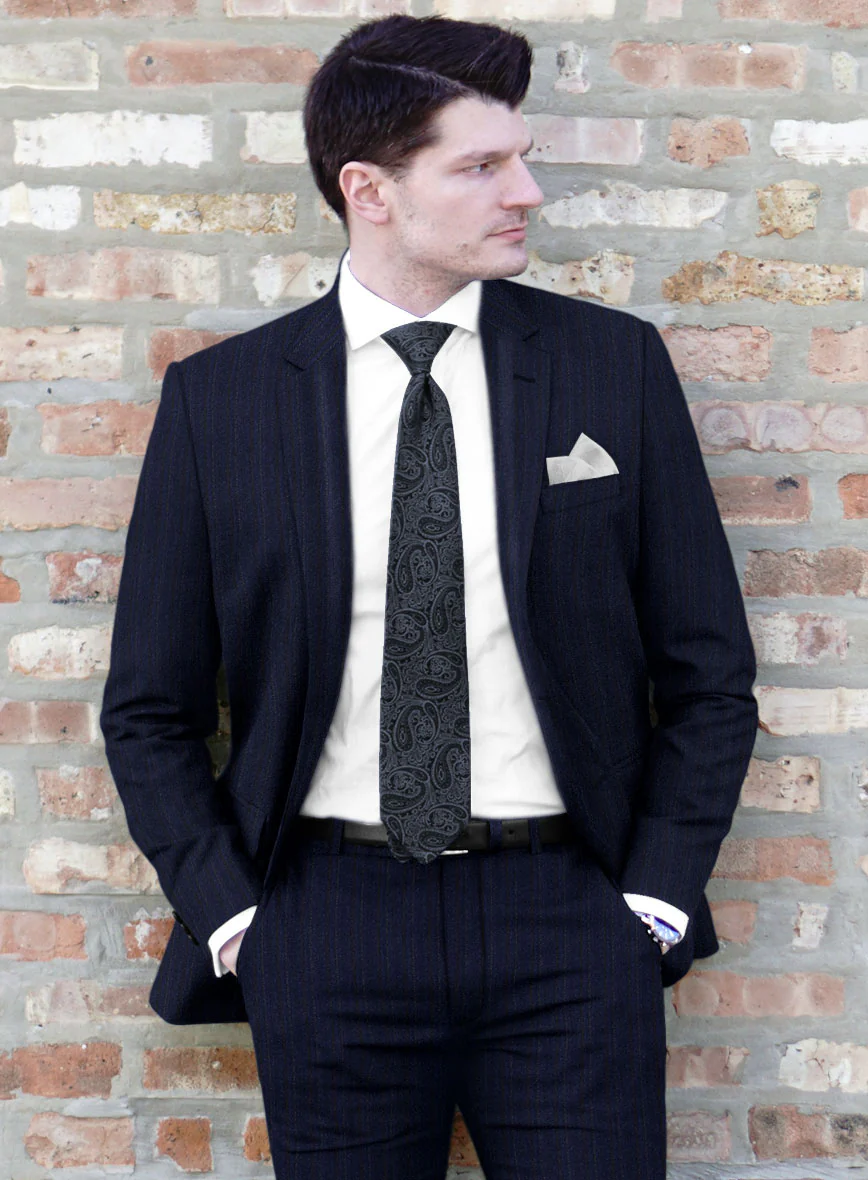 Reda Liora Blue Stripe Wool Jacket - Image 2